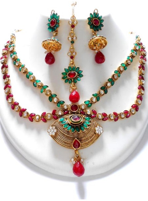 Polki Necklace Set